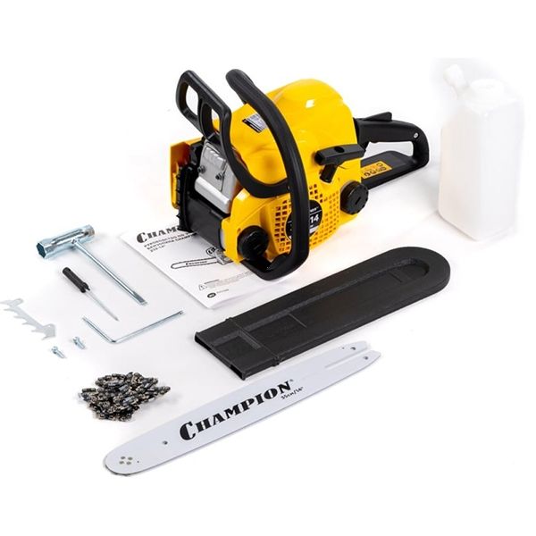 Бензиновая цепная пила 232-14"-3/8-1,3-50Е, 1,5 кВт, 31,8 см.куб. CHAMPION 232-14