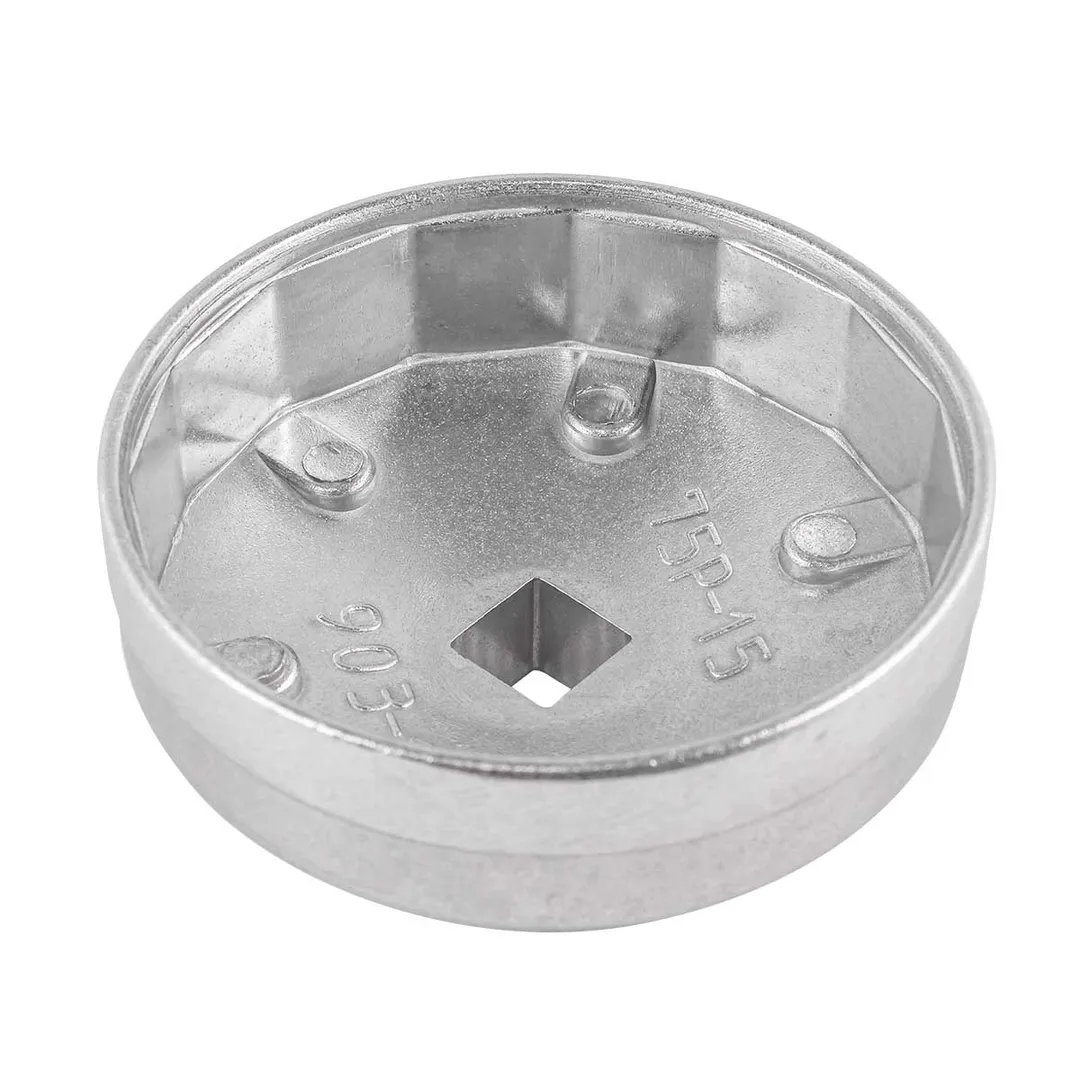 Cъемник масляного фильтра, ''крышка'' 75 мм х 15-гр ForceKraft FK-10687515