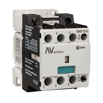 Контактор КМЭ 12А 1NC 230В АС EKF AVERES ctr-s-12-01-230-av