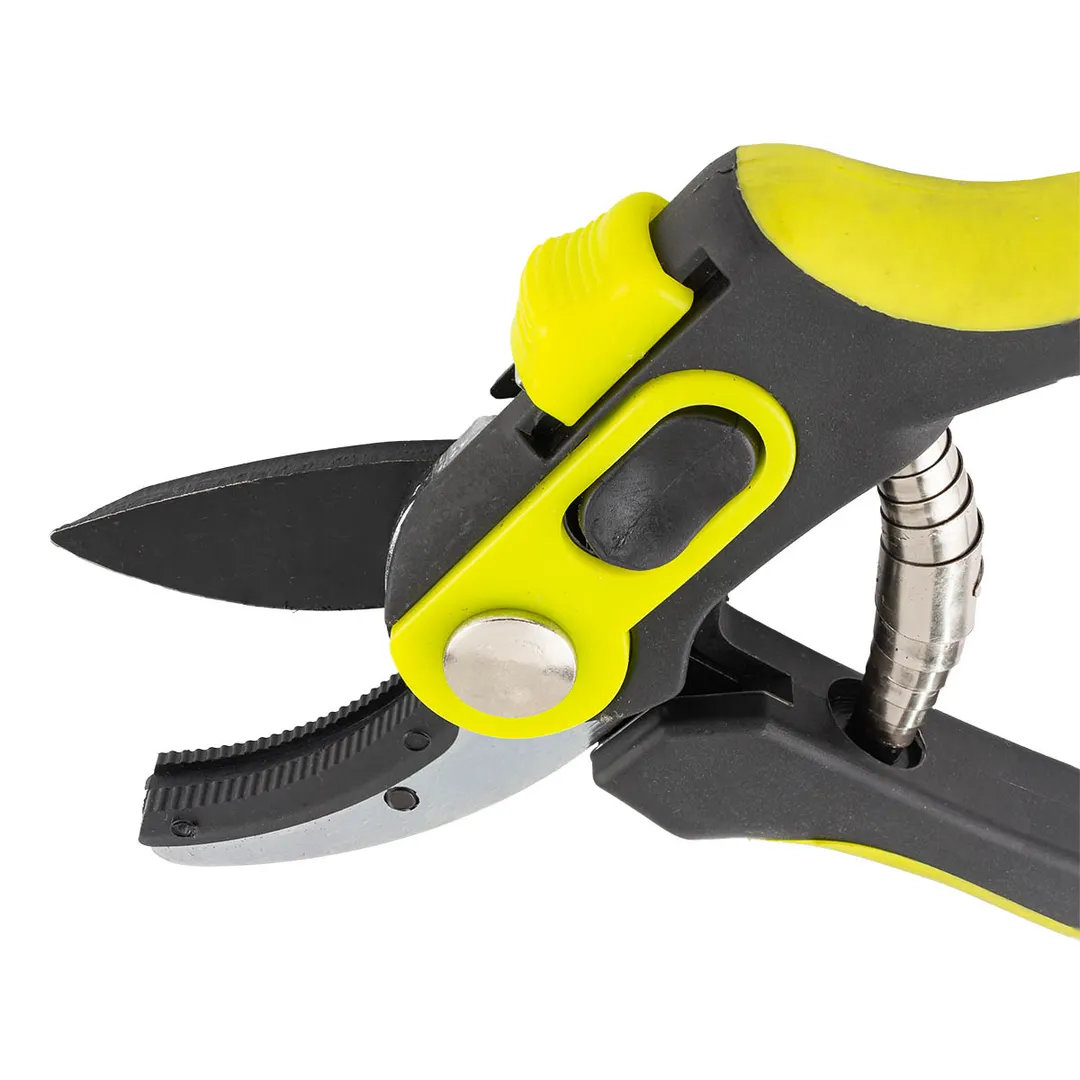 Секатор садовый в пластиковом корпусе с верхней фиксацией для сухих веток, L-215 мм, WMC TOOLS WMC-HW19120401-2