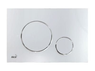 Кнопка управления для систем инсталляции, Хром-глянцевая, Alcaplast M671