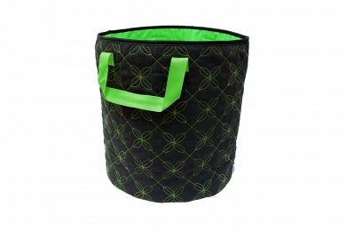 Сумка для хранения Assol, XL (черный, салатовый) BEROSSI 17-718-00203