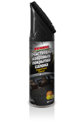 Очиститель ковровых покрытий салона 650 мл. аэрозоль RUNWAY RW6092