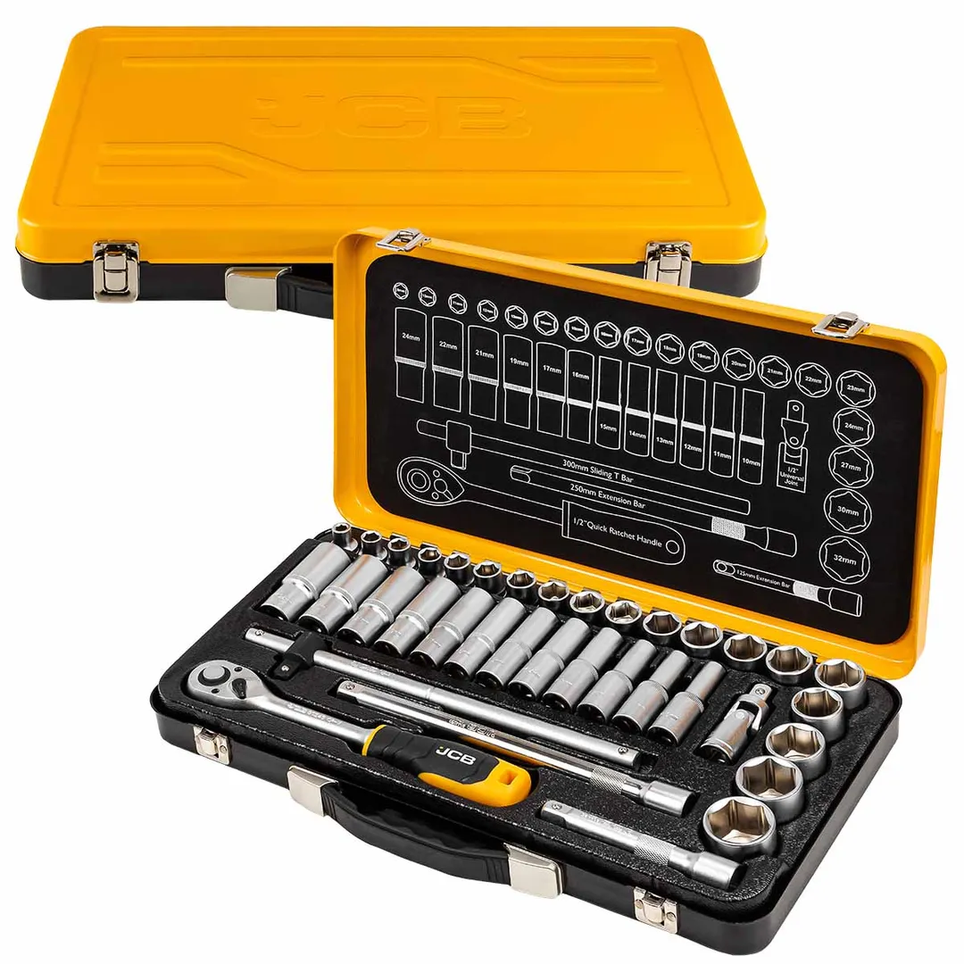 Набор инструментов 36 пр. 1/2'' 6-гр JCB JCB-4362M