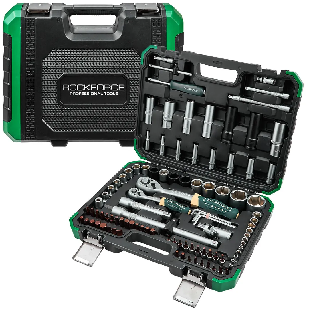 Набор инструментов 94+6 пр 1/4''&1/2'' 6-гр RockForce RF-4941-5 GOLD