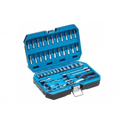 Набор инструментов 1/4" 46 пр, 6-гр,. CrV Hoegert HT1R416