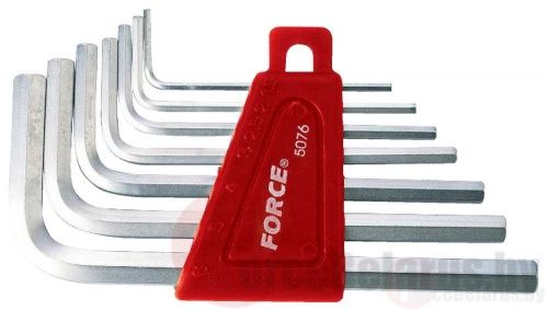 Набор 6-гр. ключей Force 5076 (1.5-6 мм) 7 пр.