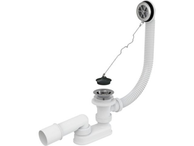 Сифон для ванны хромированный Alcaplast A501-VE-01