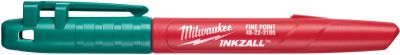 Маркер Milwaukee Inkzall зеленый 36шт 4932492127