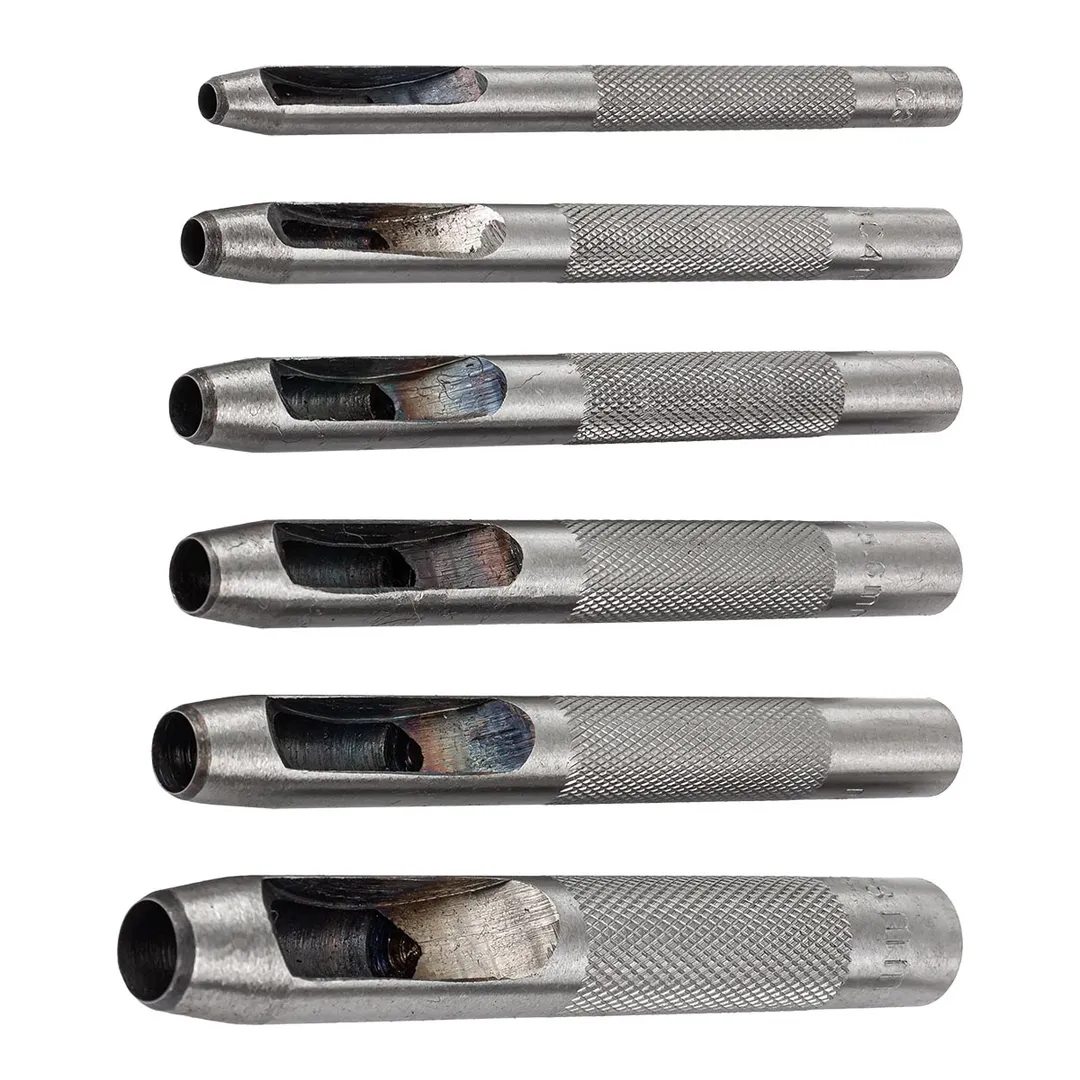 Набор пробойников 6 пр., 3.2, 4, 4.8, 5.6, 6.4, 8 мм Forsage F-3691B