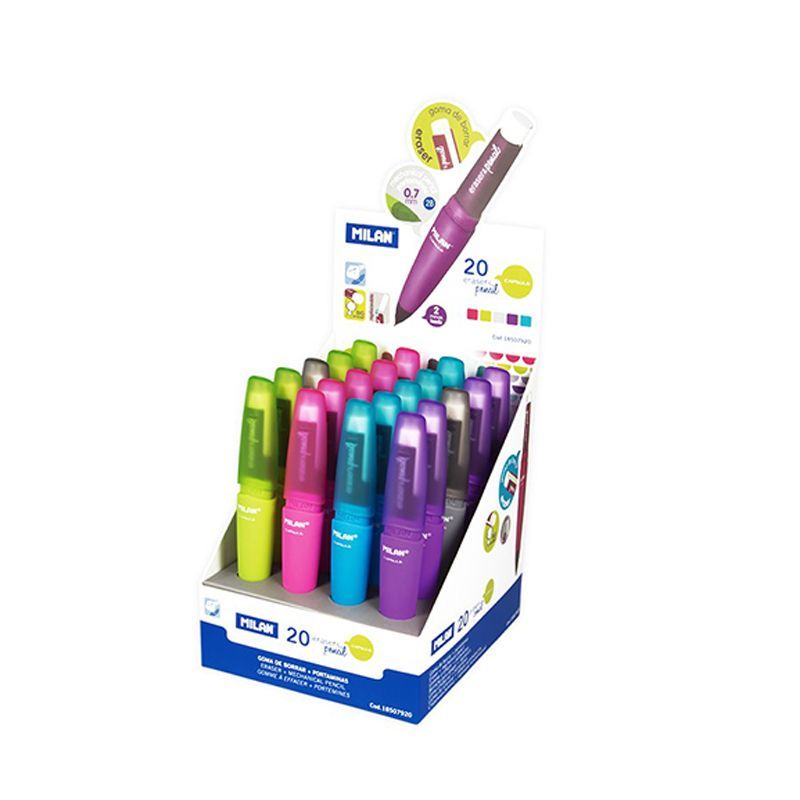 Карандаш автоматический "Capsule 2B", 0.7 мм, с ластиком