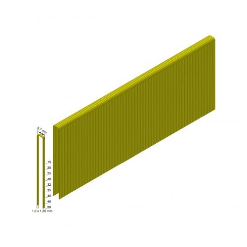 Скобы покрытые смолой, гальванизированные Milwaukee