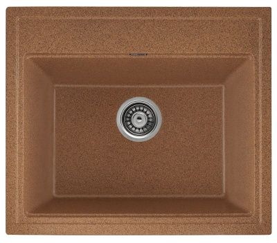 Мойка кухонная из мраморной крошки, терракот, A12-23 Gerhans