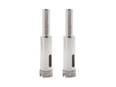 Коронка алмазная d 10 мм. по стеклу и керамике 2 шт. Gepard GP2076-10