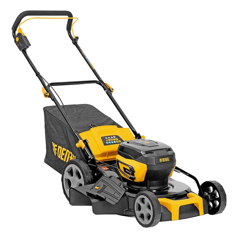 Газонокосилка аккумуляторная бесщет. DLM-460, 460 мм, травосб. 65 л., Li-Ion, 40 В Denzel 58911