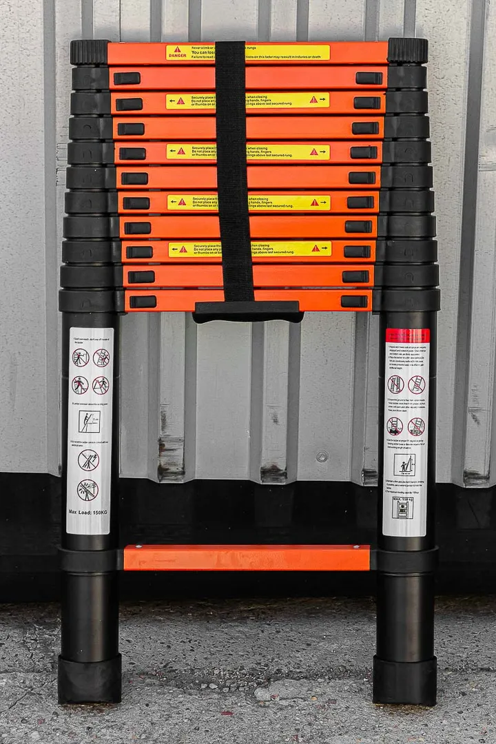 Лестница телескопическая алюм. бытовая 3.5м, 12 ступ. ISMA ISMA-UP350