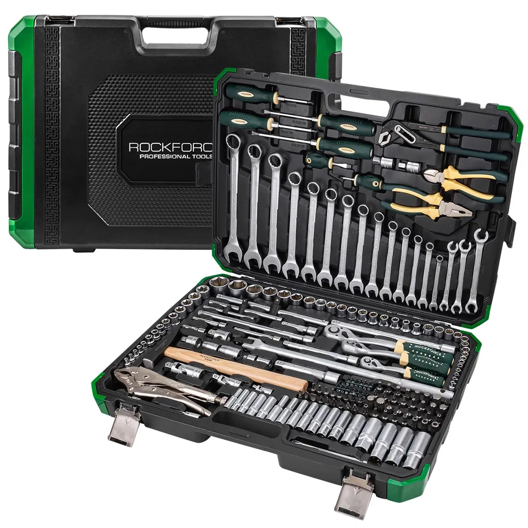 Набор инструментов 180+2 пр 1/4''&3/8''&1/2'' 6-гр&12-гр RockForce RF-41802+2