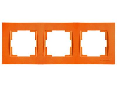 Рамка 3-ая горизонтальная оранжевая, RITA, Mutlusan 22208001306