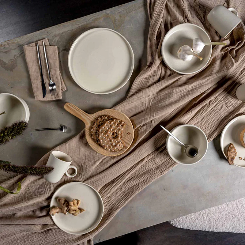 Кружка керамическая "ROMA", 400 мл, кремовый