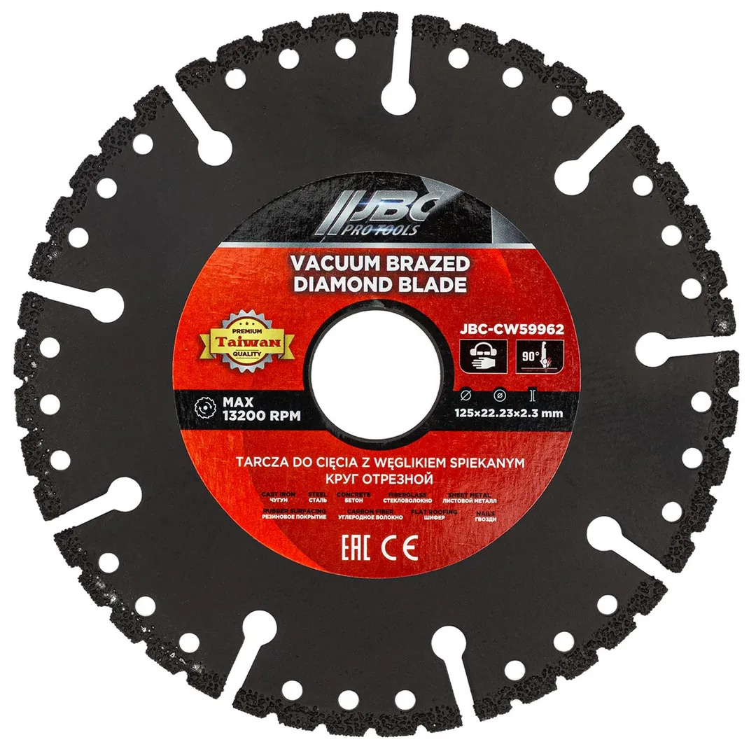 Алмазный отрезной круг 125х22,23х2,3 мм JBC JBC-CW59962
