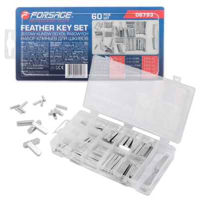 Набор клиньев для шкивов 60 шт Forsage F-06793