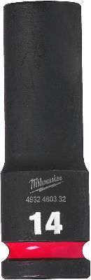Ударная головка 14 мм 1/2" Shockwave Milwaukee 4932480332