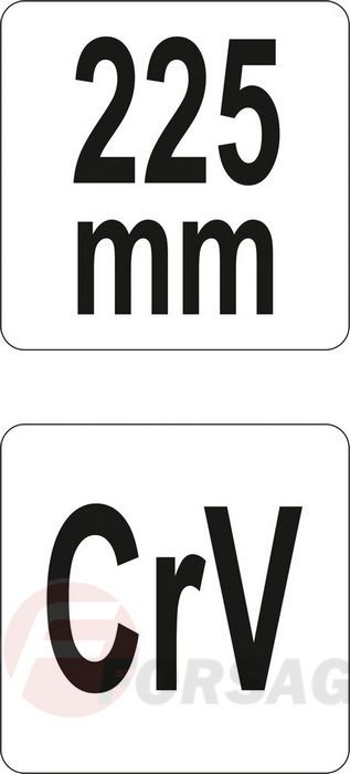 Щипцы распорные для стяжных хомутов 235 мм CrV Yato YT-0607