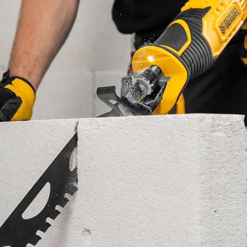 Пила сабельная аккумуляторная RS-180, Li-Ion, 20 В Denzel 28801