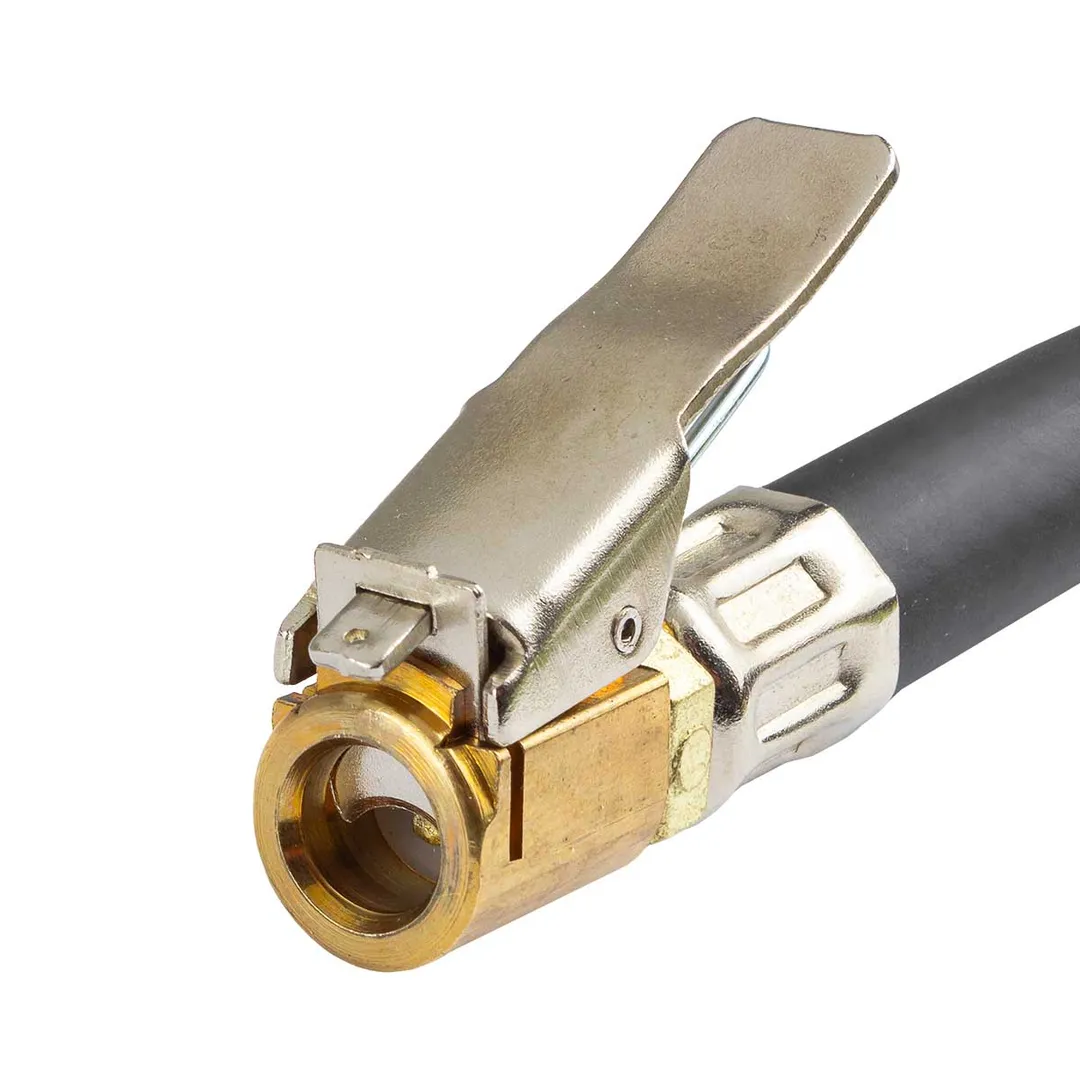 Пистолет для подкачки шин с монометром и шлангом 1 м. 0-15bar Forsage F-STG-32