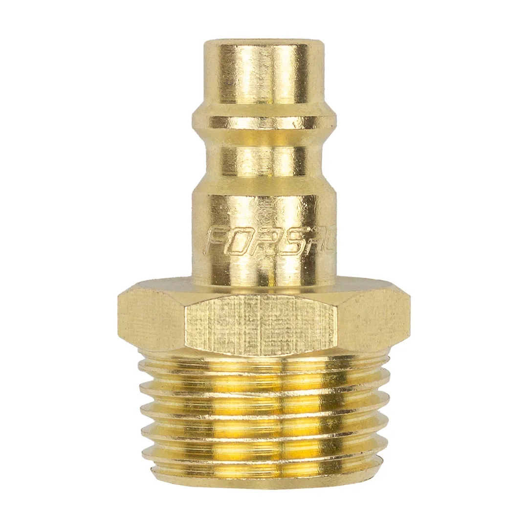 Пневматический быстроразъем "папа"-наруж. резьба 1/2", латунный Forsage F-BSE2-4PM