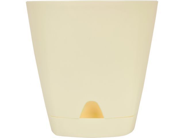 Горшок для цветов с прикорневым поливом, 2,5 л., Amsterdam, сливочный, INGREEN ING6200СЛ