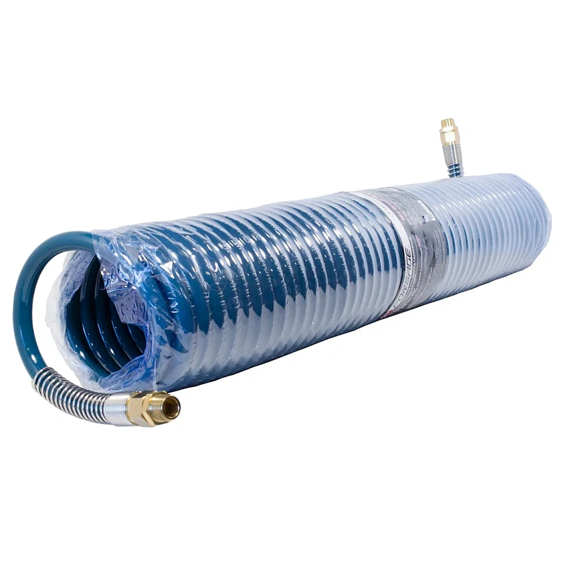 Шланг витой полиуретановый 18х12 мм, 15 м, с резьбовыми наконечниками 1/2'' Forsage F-1812-15M