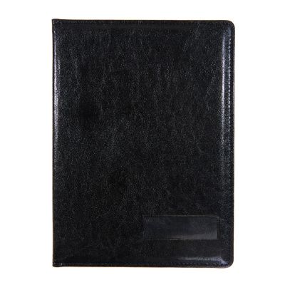 Папка на подпись, с карманом, черный