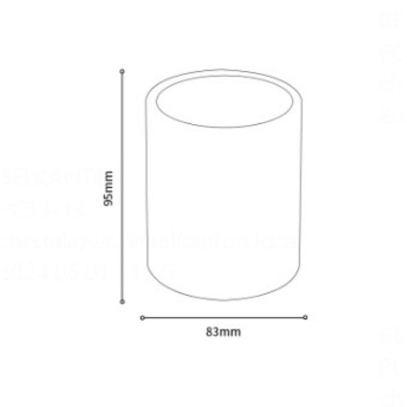 Карандашница Deli "Nusign", пластик, белый