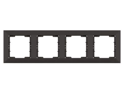 Рамка 4-ая горизонтальная черная, DARIA, Mutlusan 21208001484