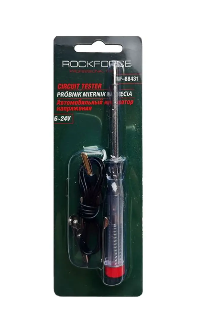 Пробник автомобильный с зажимом 6-24V, 50А RockForce RF-88431
