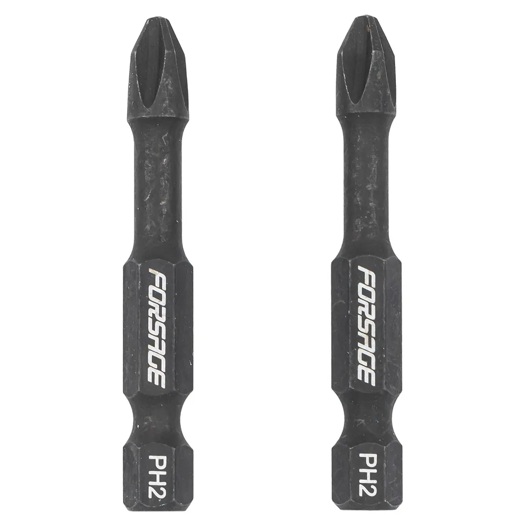 Набор бит торсионных 2 пр. PH2 1/4" 50 мм Forsage F-36193