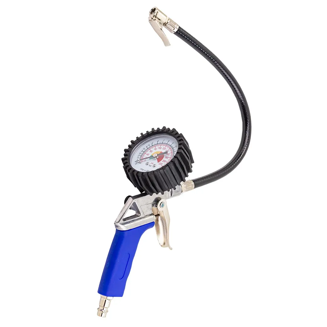Пистолет для подкачки шин с манометром 0-16bar Forsage F-2370