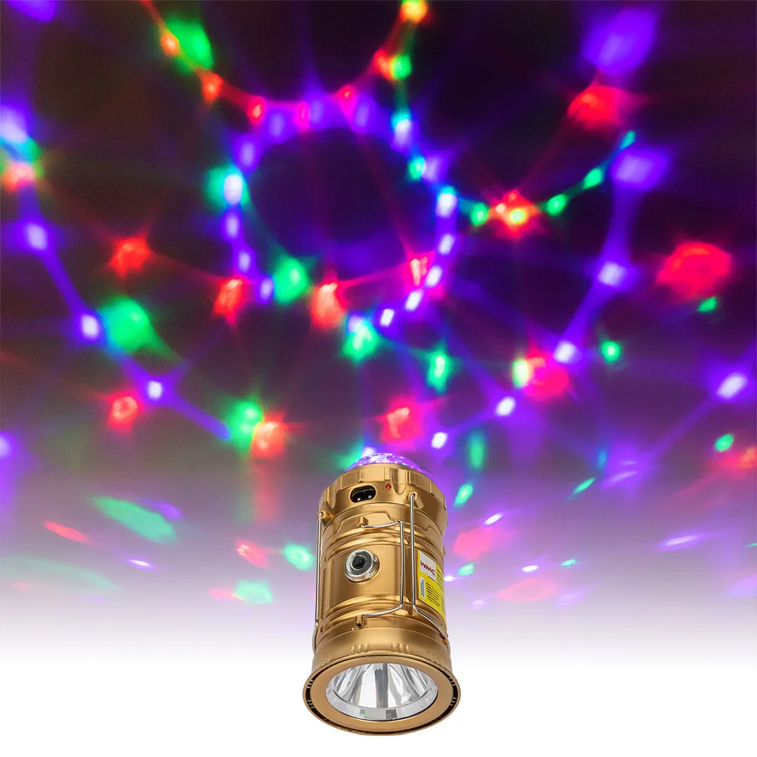 Фонарь-трансформер светодид-й аккум-й с функцией диско-шар WMC TOOLS WMC-JBEL9903