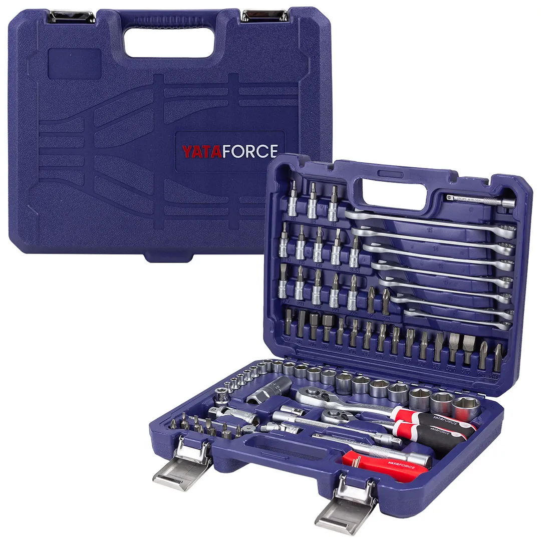 Набор инструментов 82 пр. 1/4''&3/8'', 6-гр. YATAFORCE YF-4821-5DS