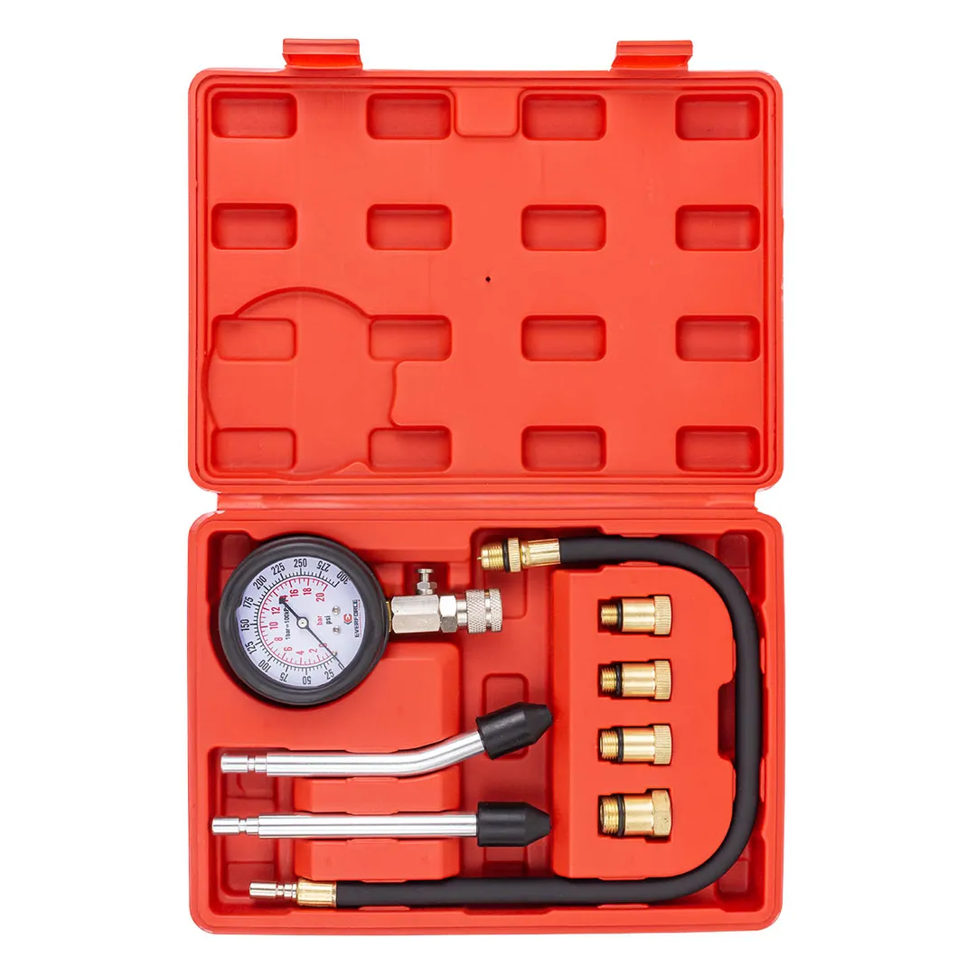 Индикатор компрессии бензинового двигателя, набор 8 пр. EVERFORCE EF-908G1