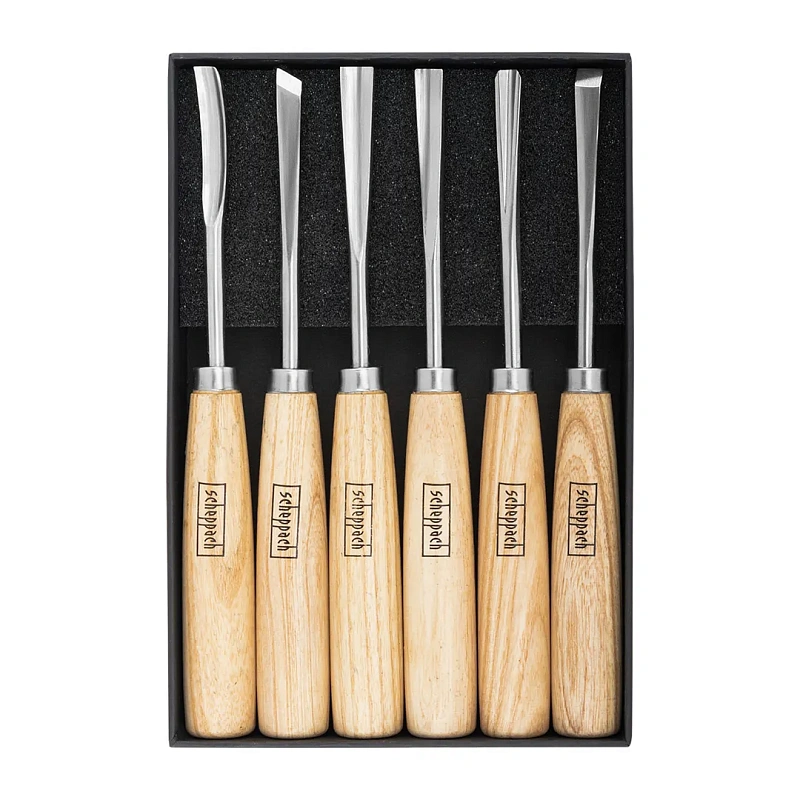 Набор фигурных стамесок 6 пр Scheppach Sch-25570