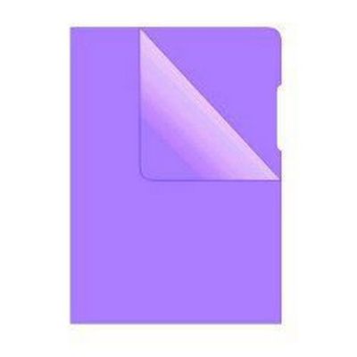 Папка-уголок "Donau", A4, фиолетовый прозрачный