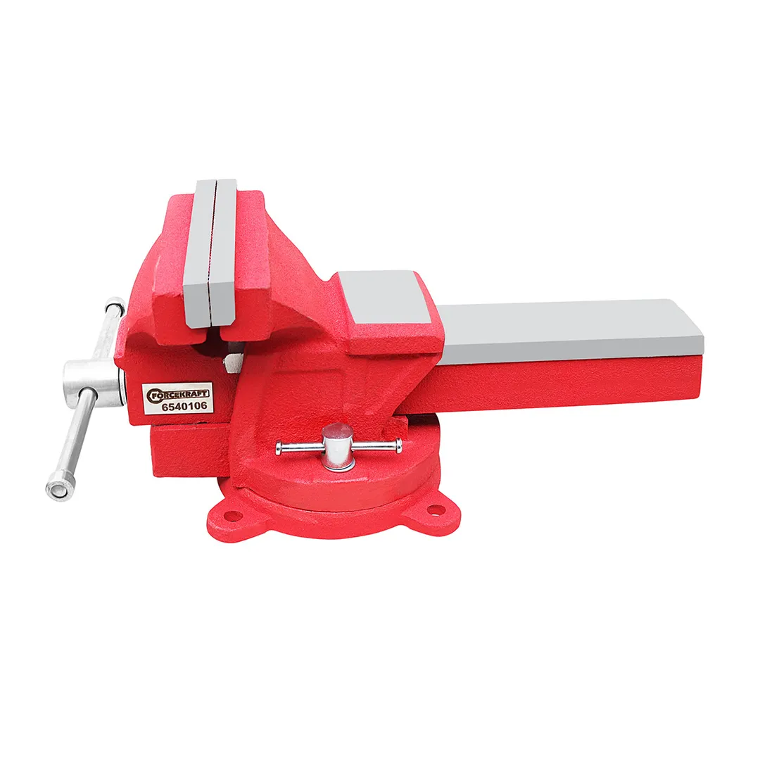 Тиски стальные поворотные с наковальней 150 мм ForceKraft FK-6540106