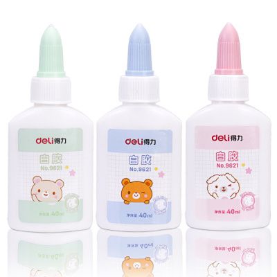 Клей ПВА Deli "Macaron", 40 мл, ассорти