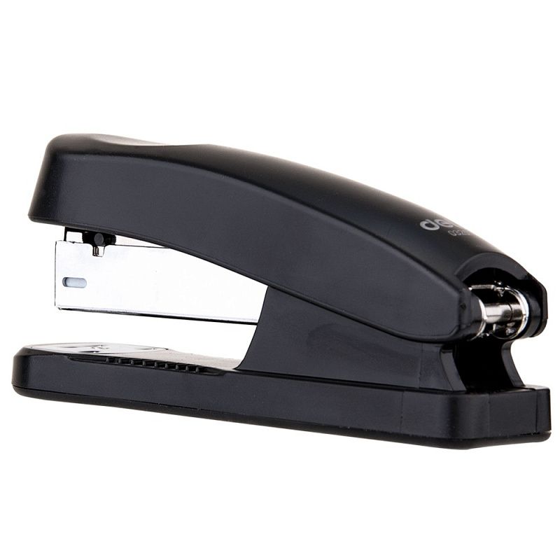 Скобосшиватель "Deli", 25 листов, черный