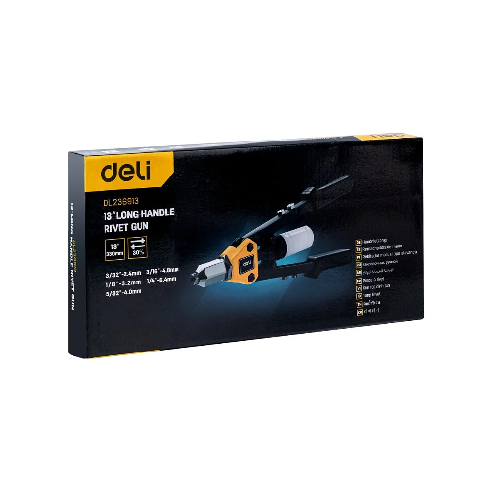 Заклепочник двуручный Deli YS EDL236913 330 мм, 2.4- 6.4 мм, -30%