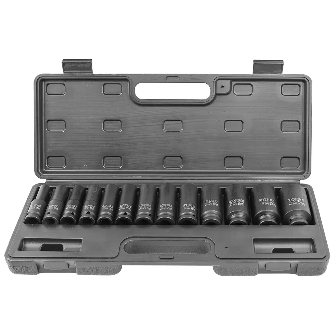Набор головок ударных глубоких 10-32 мм 13 пр 1/2'' 6-гр RockForce RF-4131-5MPB