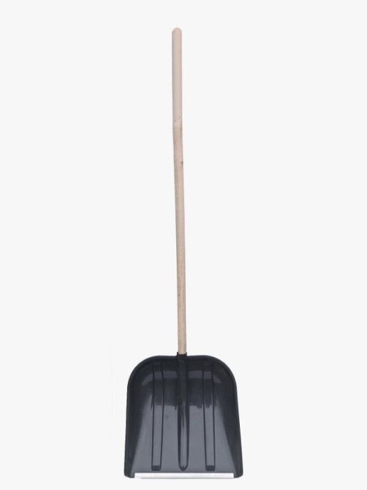 Лопата пластиковая снегоуборочная №10 410×420 мм, с алюмневой планкой Агростройлидер СНЕГ-01.27/компбезV