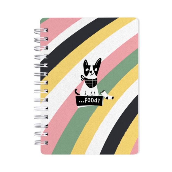 Блокнот "Pets кот", А6, 80 листов, в клетку, разноцветный